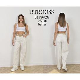 Джинси жіночі 6179 beige р.25-30 "Fangsida" недорого оптом від прямого постачальника