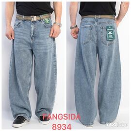 Джинси чоловічі 8934 l.blue р.28-34 "Fangsida" недорого оптом від прямого постачальника