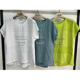 футболка жіноча 9543 l.green р.3XL-6XL "Estima" недорого оптом від прямого постачальника