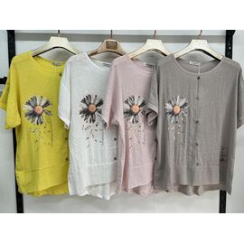 футболка жіноча 9592 nude р.3XL-6XL "Estima" недорого оптом від прямого постачальника