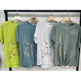 футболка жіноча 9587 white р.3XL-6XL "Estima" недорого оптом від прямого постачальника