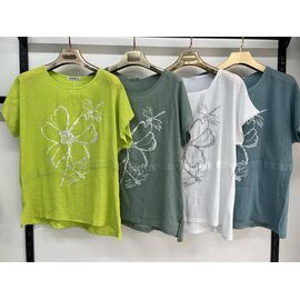 футболка жіноча 7376 l.green р.3XL-6XL "Estima" недорого оптом від прямого постачальника