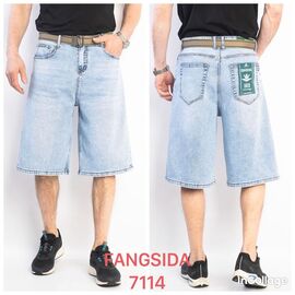 Шорти чоловічі 7114 l.blue р.29-34 "Fangsida" недорого оптом від прямого постачальника