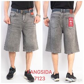 Шорти чоловічі 7123 grey р.28-34 "Fangsida" недорого оптом від прямого постачальника