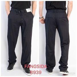 Штани чоловічі утеплені 8939 black р.32-38 "Fangsida" недорого оптом від прямого постачальника