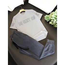 Штани спортивні чоловічі MR1198 grey р.M-2XL "Moranny" недорого оптом від прямого постачальника