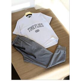 Штани спортивні чоловічі MR1199 grey р.M-2XL "Moranny" недорого оптом від прямого постачальника