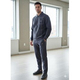 Костюм спортивний чоловічий MR768 d.grey р.S-2XL "Moranny" недорого оптом від прямого постачальника