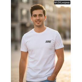 Футболка чоловіча MR831 white р.M-2XL "Moranny" недорого оптом від прямого постачальника