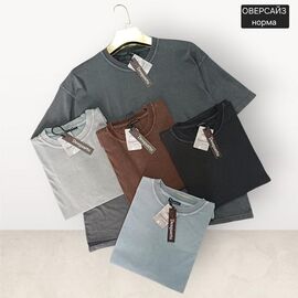 Фотография Футболка мужская MR841 l.blue р.S-2XL "Moranny" недорого оптом от прямого поставщика