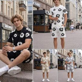 Костюм чоловічий MR951 white р.S-2XL "Moranny" недорого оптом від прямого постачальника