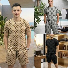 Костюм чоловічий MR954 beige р.S-2XL "Moranny" недорого оптом від прямого постачальника