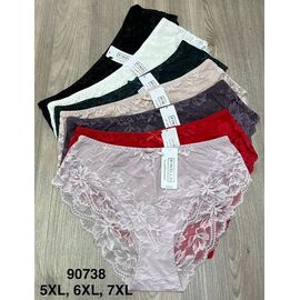 Труси жіночі 90738 mix р.5XL-7XL "Comfort" недорого оптом від прямого постачальника