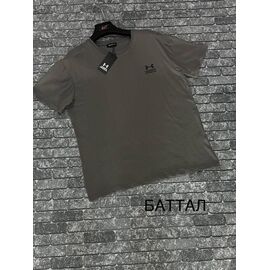 Футболка чоловіча F1130 grey р.3XL-4XL "F.T.H" недорого оптом від прямого постачальника