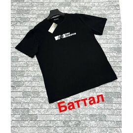 Футболка чоловіча F1133 black р.3XL-4XL "F.T.H" недорого оптом від прямого постачальника