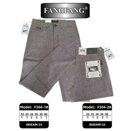 Чоловічі брюки F304-1 grey р.32-40 "Resalsa" недорого оптом від прямого постачальника