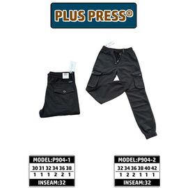 Штани чоловічі утеплені P904-1 black р.30-38 "Resalsa" недорого оптом від прямого постачальника