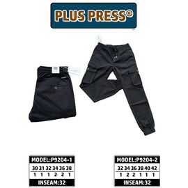 Штани чоловічі утеплені P9204-1 black р.30-38 "Resalsa" недорого оптом від прямого постачальника