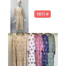 Сукня літня жіноча 1811 mix р.4XL-5XL "Saint Wish" недорого оптом від прямого постачальника