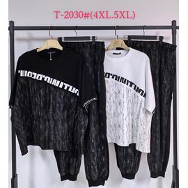 Костюм жіночий 2030 mix р.4XL-5XL "Saint Wish" недорого оптом від прямого постачальника