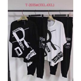 Костюм жіночий 2035 mix р.3XL-4XL "Saint Wish" недорого оптом від прямого постачальника