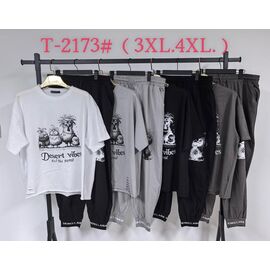 Костюм жіночий 2173 mix р.3XL-4XL "Saint Wish" недорого оптом від прямого постачальника