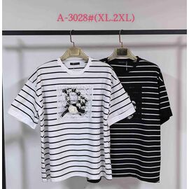 футболка жіноча 3028 mix р.XL-2XL "Saint Wish" недорого оптом від прямого постачальника