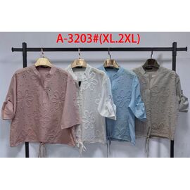 футболка жіноча 3203 mix р.XL-2XL "Saint Wish" недорого оптом від прямого постачальника