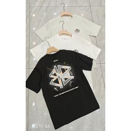 Футболка чоловіча 46 black р.M-3XL "F.T.H" недорого оптом від прямого постачальника