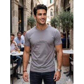 Футболка чоловіча MR1005 grey р.S-2XL "Moranny" недорого оптом від прямого постачальника