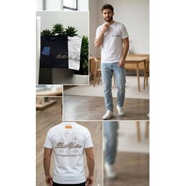 Футболка чоловіча MR1103 white р.S-2XL "Moranny" недорого оптом від прямого постачальника