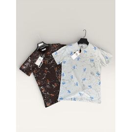 Футболка чоловіча F1247 brown р.S-2XL "F.T.H" недорого оптом від прямого постачальника