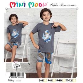 Фотография Пижама детская лёгкая на мальчика DS341-0463 grey р.5-12 "Disneyopt kids" недорого оптом от прямого поставщика