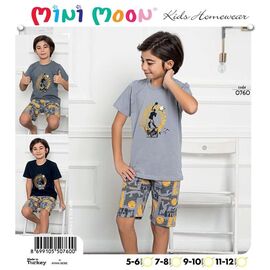 Фотография Пижама детская лёгкая на мальчика DS343-0760 d.grey р.5-12 "Disneyopt kids" недорого оптом от прямого поставщика