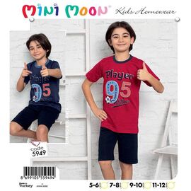 Фотография Пижама детская лёгкая на мальчика DS348-5949 red р.5-12 "Disneyopt kids" недорого оптом от прямого поставщика