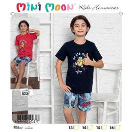 Фотография Пижама детская лёгкая на мальчика DS353-0237 black р.13-16 "Disneyopt kids" недорого оптом от прямого поставщика