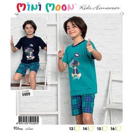 Фотография Пижама детская лёгкая на мальчика DS354-5909 black р.13-16 "Disneyopt kids" недорого оптом от прямого поставщика