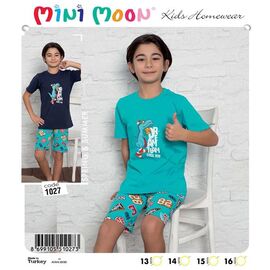 Фотография Пижама детская лёгкая на мальчика DS359-1027 navy р.13-16 "Disneyopt kids" недорого оптом от прямого поставщика