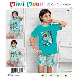 Фотография Пижама детская лёгкая на мальчика DS364-6279 l.green р.13-16 "Disneyopt kids" недорого оптом от прямого поставщика