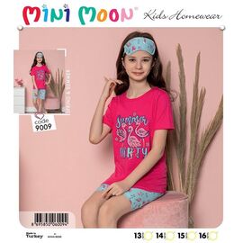 Фотография Пижама детская лёгкая на девочку DS367-9009 crimson р.13-16 "Disneyopt kids" недорого оптом от прямого поставщика