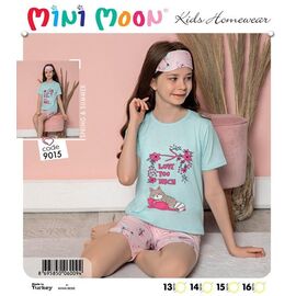 Фотография Пижама детская лёгкая на девочку DS368-9015 mint р.13-16 "Disneyopt kids" недорого оптом от прямого поставщика