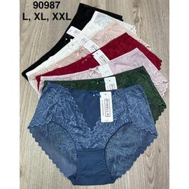 Труси жіночі 90987 mix р.L-2XL "Comfort" недорого оптом від прямого постачальника