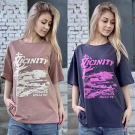 Фотография Футболка детская на девочку S52 navy р.34-42 "Safi" недорого оптом от прямого поставщика