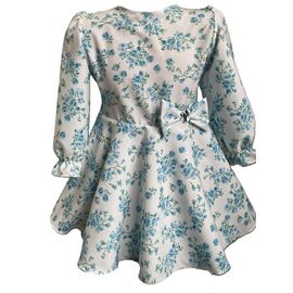 Фотография Платье детское на девочку S24 l.blue р.86-98 "Safi" недорого оптом от прямого поставщика