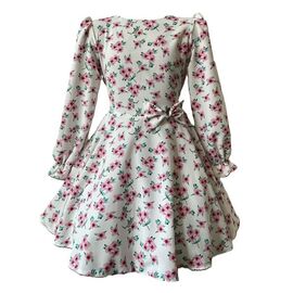 Фотография Платье детское на девочку S18 white р.104-116 "Safi" недорого оптом от прямого поставщика