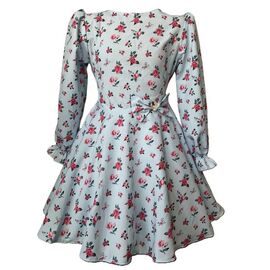 Фотография Платье детское на девочку S19 l.blue р.104-116 "Safi" недорого оптом от прямого поставщика