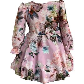 Фотография Платье детское на девочку S21 pink р.104-116 "Safi" недорого оптом от прямого поставщика