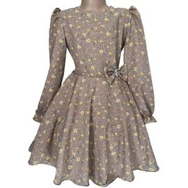 Фотография Платье детское на девочку S34 nude р.122-140 "Safi" недорого оптом от прямого поставщика