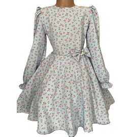 Фотография Платье детское на девочку S45 l.blue р.122-140 "Safi" недорого оптом от прямого поставщика