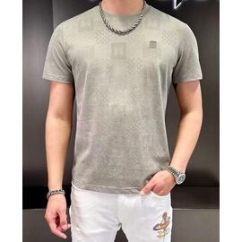 Футболка чоловіча F1313 grey р.L-4XL "F.T.H" недорого оптом від прямого постачальника